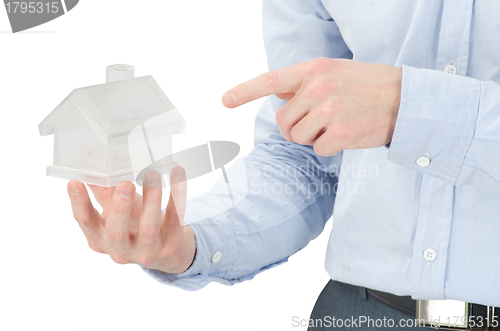 Image of home in hands 