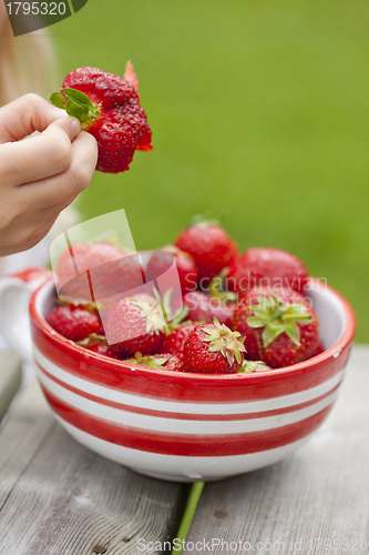 Image of Fresh strawberries