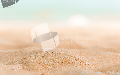 Image of Closeup of some sand on the shore
