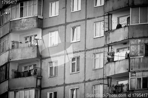 Image of old residential building