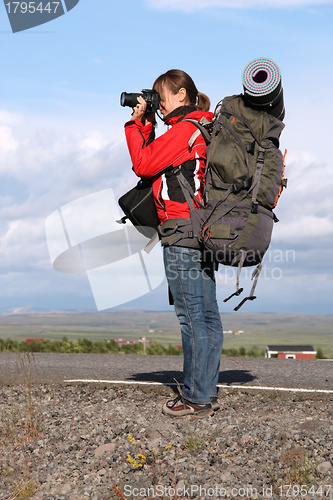 Image of Female photographer