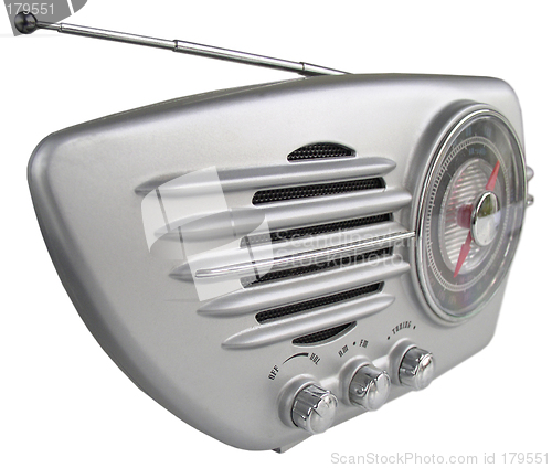 Image of Sleek retro radio