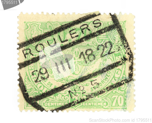 Image of Old stamp from Belgium