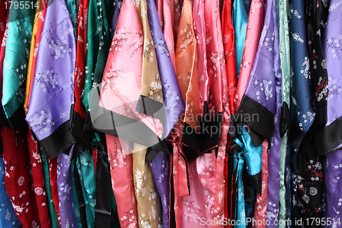 Image of Silk dress shopping