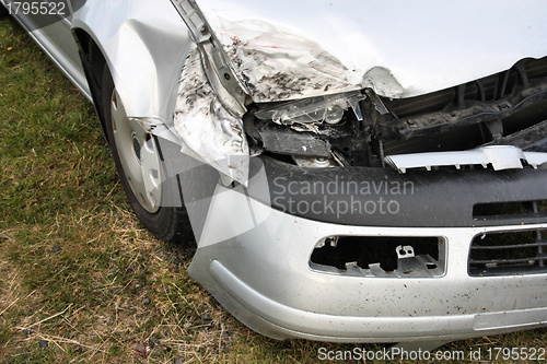 Image of Crashed car