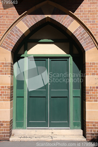 Image of Green door