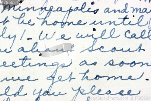Image of Handwriting