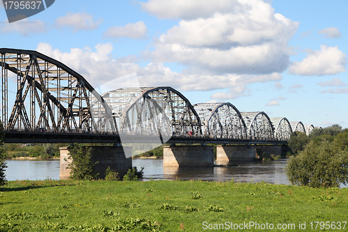 Image of Vistula river bridge