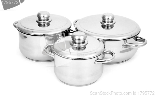 Image of Stainless steel pans