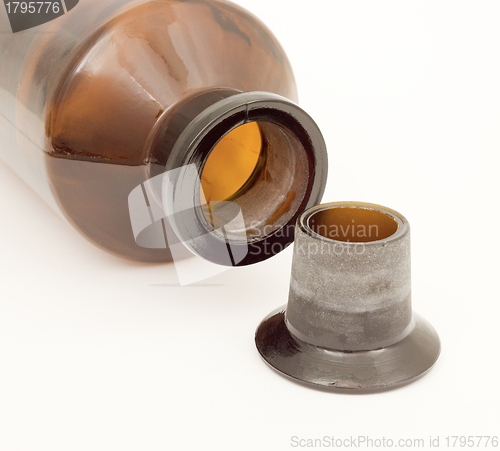Image of Bottle with a tight stopper