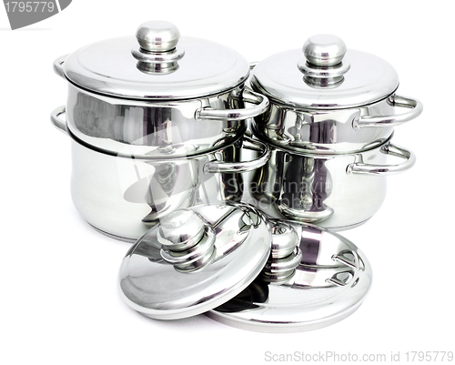 Image of Stainless steel pans