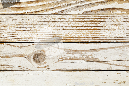 Image of grunge white pinted wood