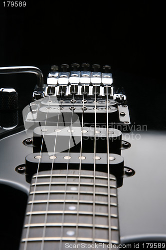 Image of Part of an electric guitar