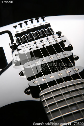 Image of Part of an electric guitar