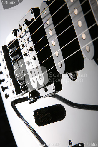 Image of Part of an electric guitar