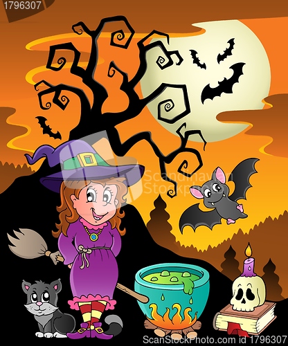 Image of Scene with Halloween theme 8