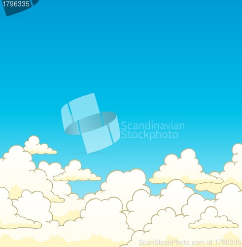 Image of Cloudy sky background 6