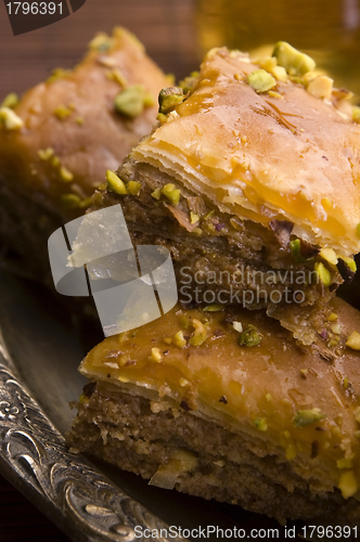 Image of Baklava - traditional middle east sweet desert