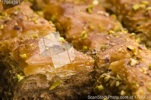 Image of Baklava - traditional middle east sweet desert