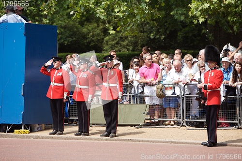 Image of London, guards