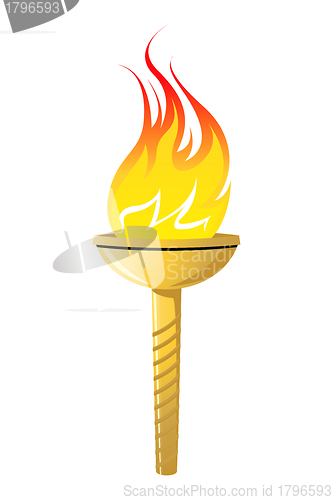 Image of Olympic torch icon