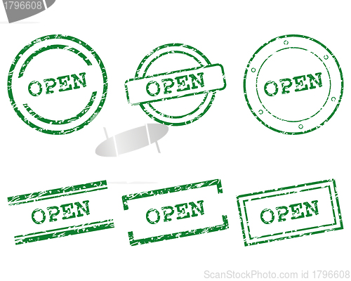 Image of Open stamps