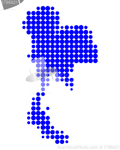 Image of Map of Thailand