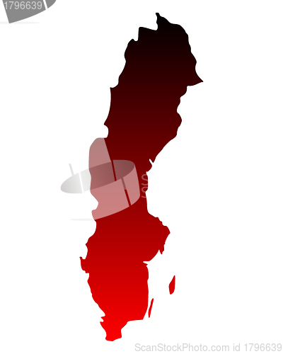 Image of Map of Sweden
