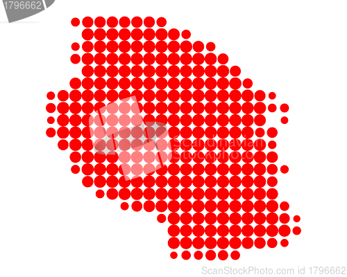 Image of Map of Tanzania