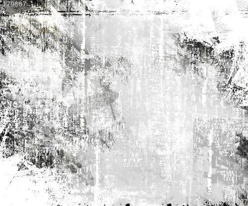 Image of white burned background