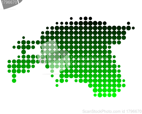 Image of Map of Estonia