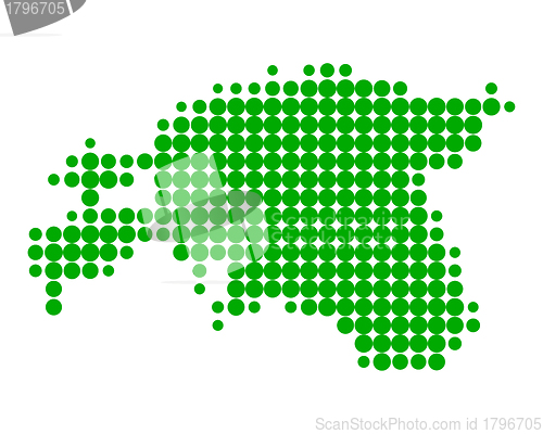 Image of Map of Estonia