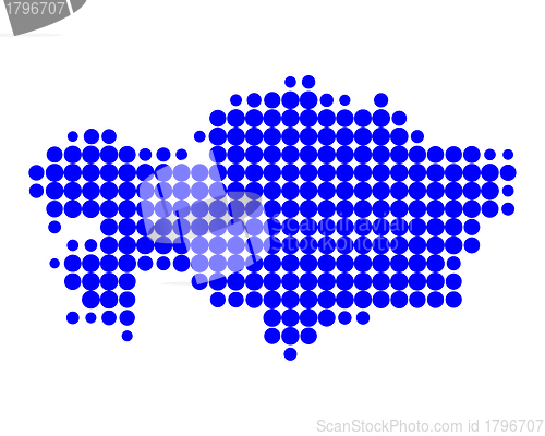 Image of Map of Kazakhstan