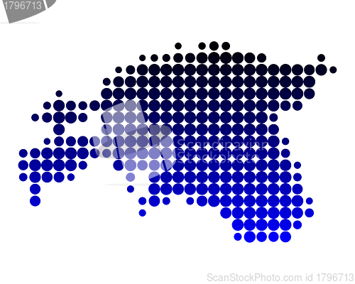 Image of Map of Estonia