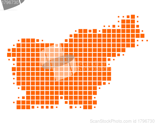 Image of Map of Slovenia