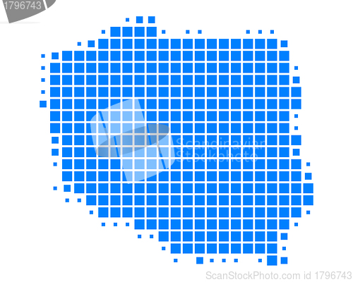 Image of Map of Poland