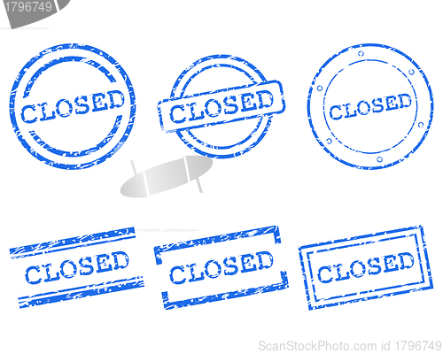Image of Closed stamps