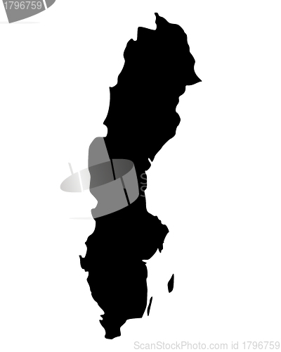 Image of Map of Sweden