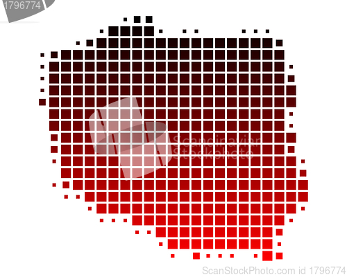 Image of Map of Poland