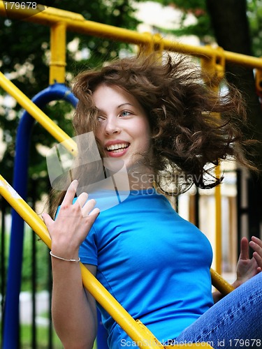 Image of Girl on a swing