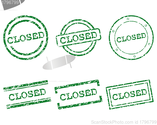 Image of Closed stamps