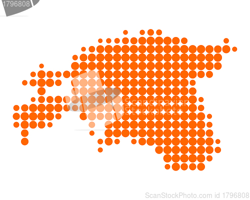 Image of Map of Estonia
