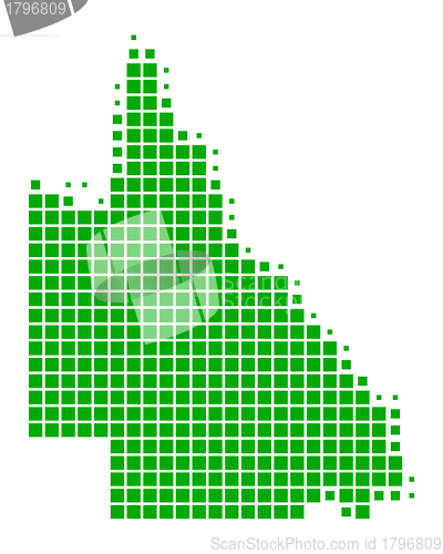 Image of Map of Queensland