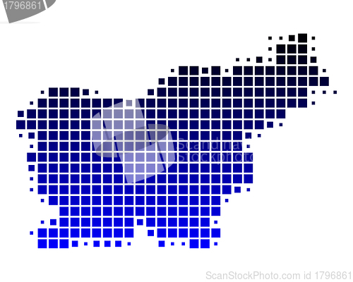 Image of Map of Slovenia