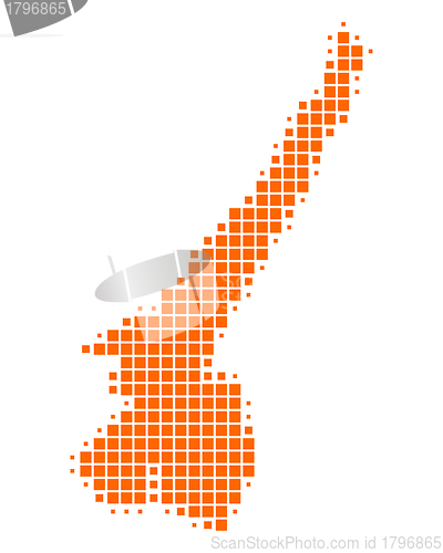 Image of Map of Lake Garda