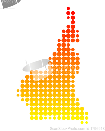 Image of Map of Cameroon