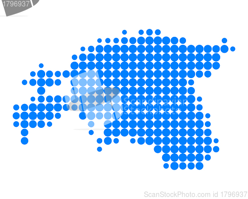 Image of Map of Estonia