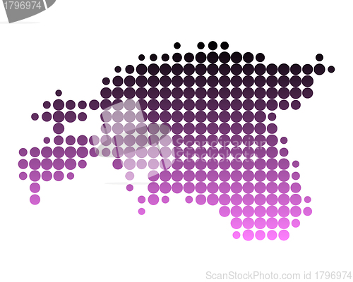 Image of Map of Estonia