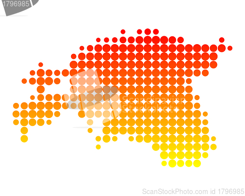 Image of Map of Estonia