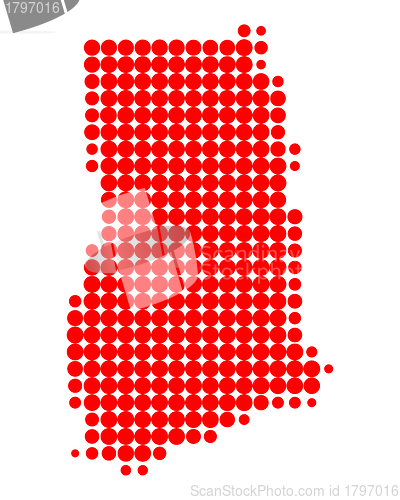 Image of Map of Ghana